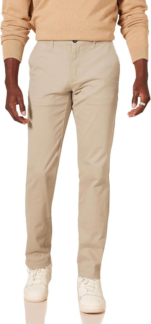 Amazon Essentials Men's Classic-Fit Casual Stretch Chino Pant (32W x 31L, Tan) Amazon Essentials Men's Classic-Fit Casual Stretch Chino Pant (32W x 31L, Tan)