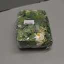 Der Rose 2Pcs Artificial Eucalyptus Flower Garland with Fake Rose Flower Vine Seeded Eucalyptus Leaves Greenery Garland for Wedding Table Runner Backdrop Party Centerpiece Decor (White-Total 13FT)