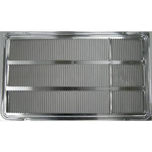 LG Stamped Aluminum Rear Grille for 26-Inch Wall Sleeve for Through-the-Wall Air Conditioners, Optional Accessory for AC Wall Sleeve, Durable Protection for Wall Mounted AC Unit, Silver Metallic