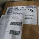 Uncle Crumbles Granola Bulk Box, Oat and Honey - Gluten Free, Kosher, Non-GMO - Oat Cereal for Restaurants, Food Service, and Events - 25lb Box. 01/29/2026