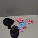 RUBFAC Gender Reveal Balloon Kit, 2pcs 36" Jumbo Black Baby Boy or Girl Balloons with Heart Shaped Paper Confetti, Blue Pink Balloons and Tassels for Baby Shower Gender Reveal Party