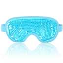NEWGO Cooling Eye Mask for Puffy Eyes, Cold Eye Mask Eye Ice Pack for After Eyes Surgery, Tension Stress Relief, Itchy Eyes, Headaches, Dark Circles - Blue