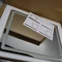 Vanity Mirror with Lights 22"×17", Large LED Makeup Mirror with Light, Smart Touch with 3-Color Lighting, Dimmable, 360° Rotation, Desk Mirror, Vanity Mirror Tabletop (White)