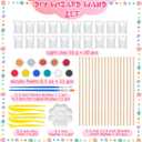 47 Pcs Magic Wizard Wand Making Kit DIY Craft Set for Kids Adult Make Your Own Wizard Wands for School Student Activities Kids Birthday Party Gift Halloween Witch Theme Cosplay Party Supplies