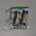 Ravinte 3 Pack Black Cabinet Pulls 3-1/2 Inch Square Cabinet Handles Matte Black Kitchen Hardware for Cabinet Drawer Pulls Come with Screwdriver