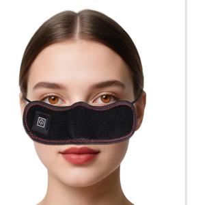 Red Light Therapy Nasal Mask, 16 LED Beads, 3 Heat Levels, USB Rechargeable, 2.5H Battery Life, Wireless Heating Nose Warmer for Sinus Relief, Rhinitis, Fall & Winter
