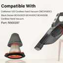 CMCVH001C1 Filter for Craftsman V20 Cordless Hand Vacuum CMCVH001C1, N900287 Filter for Black Decker BCHV001D1 BCHV001C1 BCHV001B Cordless Hand Vacuum Replacement Parts