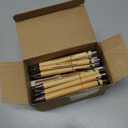 Yeaqee 36 Sets Employee Appreciation Gift Bulk Thank You Inspirational Bamboo Pen with Card Graduation Appreciation Gift for Teacher Student Nurse Coworker Staff Office Team (Being Awesome)