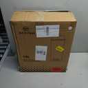 White Trash Can, 10L/2.6 Gallon Bathroom Trash Can, Small Garbage Can with Lid, Features a Removable Inner Bucket, Soft - Close Lid, for Kitchen, Home, Office, RV, Bedroom