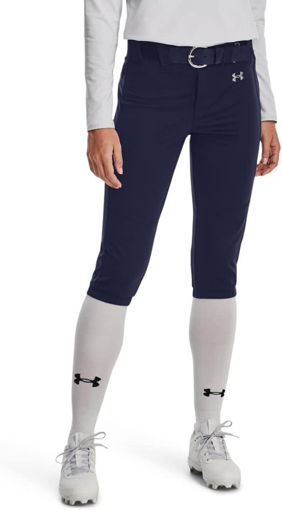 Under Armour Womens Utility Softball Pants 22 (XX-Large, (410) Midnight Navy / / Baseball Gray)