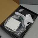 PRIMSOPH Automatic Motion Sensor Hands Free Electronic Infrared Smart Commercial Touchless Bathroom Sink Faucet with Cover Plate Temperature Mixer Battery or Plug-in Powered Brushed Nickel