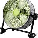 12 Inch Portable Cordless Rechargeable Floor Fan, Whisper Quiet Battery Operated Full Metal Fan, 24H Runtime, 12 Speeds, 12H Timer, USB Charging, for Camping, Outdoor Patio, Home, Garage, Bedroom
