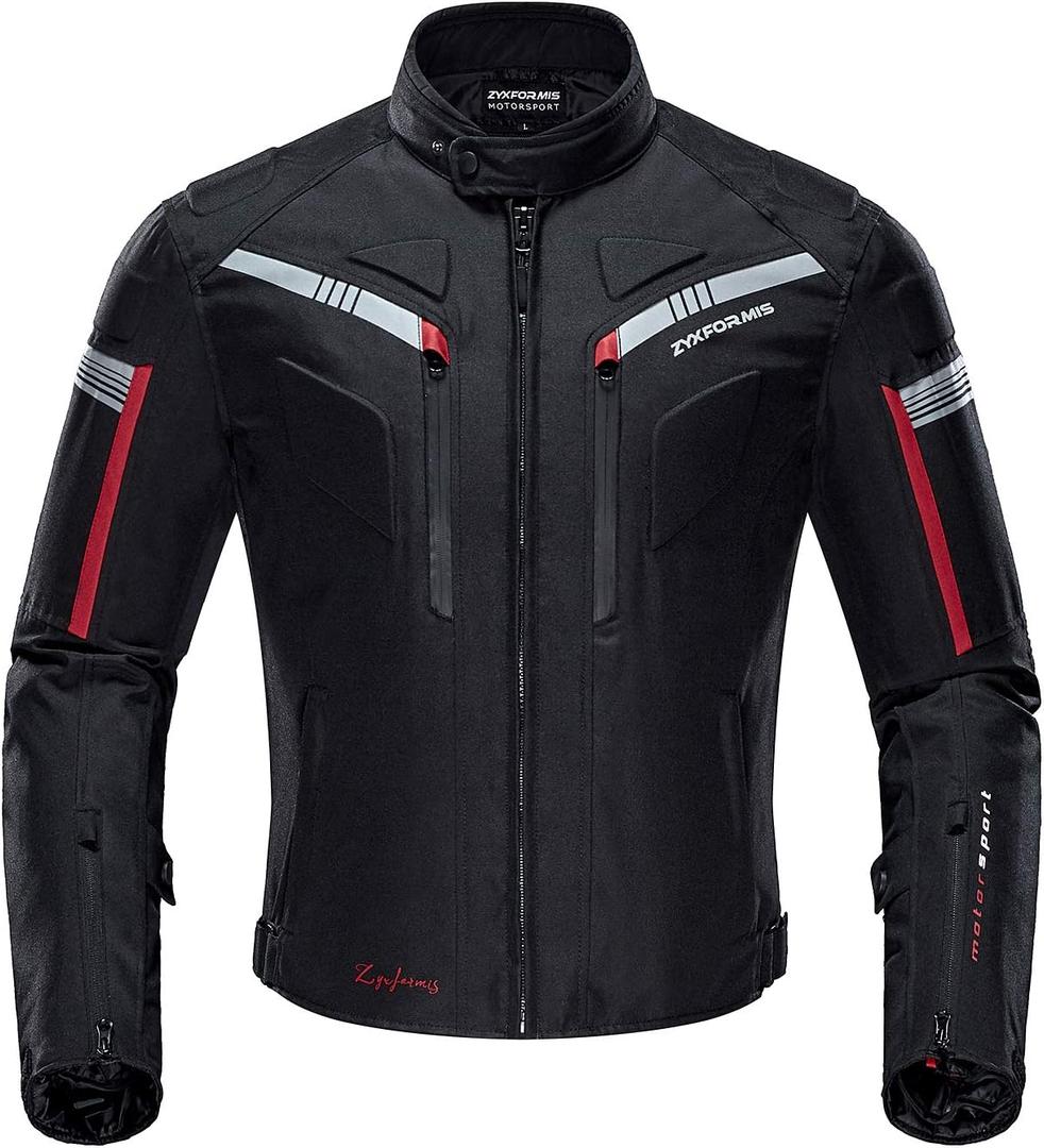 Motorcycle Jacket Motorbike Biker Waterproof Jackets Windproof Full Body Protective Gear Armoured Summer Winter for Men L