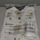 DiBanGu Mens Christmas Suit Vest Festive Xmas Dress Waistcoat and Bowtie Set Vacation Holiday Dress Vest for Tuxedo Party 2XL White Gold