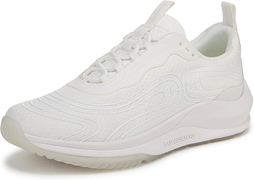 Sam Edelman Women's Miles Sneaker (9, White)