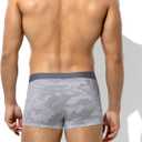 Arjen Kroos Men's Boxer Briefs - Silky Breathable Underwear for Men, Comfortable Tagless Cool Mens Trunks, White L (Gray, L)