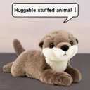 Brown Otter Stuffed Animal Cute Otter Plush Toy for Kids & Adults Birthday Surprise & Room Decor A Cuddly Companion for Everyday hugs and Bedtime
