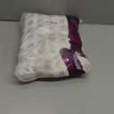 jinchan Winslow Linen Curtains for Bedroom 96 Inches Length Embroidered Bordered Floral Curtains for Living Room Farmhouse Decor Light Filtering Window Treatments White on White Drapes 2 Panels