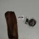 SEIKEA Cheer Ponytail Hair Piece, 14" Straight Cheerleader Hairpiece Ponytail Extension for Cheer Competitions, Dance, Costume, Dress up, Soft Natural Look for Girls Teens Mocha Melt