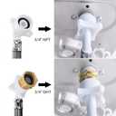 Stainless Steel Washing Machine Hose With Quick Connect，Portable Water Inlet Connection and Supply Line, (90 Degree Elbow)
