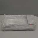 6 Pack Large Clear Plastic Drawer Organizer Trays, Acrylic Kitchen Drawer Organization and Storage Dividers, Non-Slip Storage Bins for Makeup, Kitchen Utensils, Bathroom, Jewelries and Office Desk