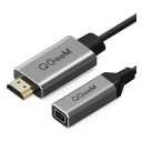 QGEEM HDMI to Mini for Display Port Converter Adapter Cable 4K X 2K HDMI Male to Female Video Cable