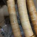 33 Hand Woven Rattan Boho Pendant Light with White Fabric Shade 6-Lights Wagon Wheel Chandelier for Dining Living Room Bedroom Kitchen, UL Listed