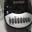 BLACK+DECKER Countertop Blender with 6-Cup Glass Jar, 10-Speed Settings, Black, BL2010BG