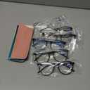 GIBLOGO Reading Glasses for Women/Men Eye Glasses Blue Light Reading Glasses Cheaters Eyeglasses (Black +Tortoise + 2 Green + Blue + Clear)