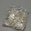 Sliner 48 Pcs Pearl Napkin Rings, Gold Table Napkin Holder Buckles for Dinning Table Setting Christmas Wedding Party Supplies