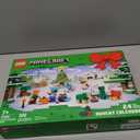 LEGO Minecraft Advent Calendar 2025 Building Toy - Kids Holiday Countdown Set for Boys & Girls, Ages 7+ - 24 Buildable Surprises & 8 Minifigures for Gamers - Collectible Gift for Christmas - 21280