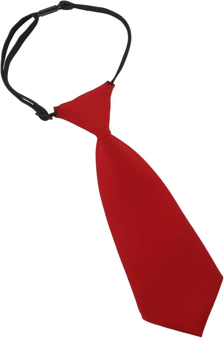 TORMEN Men Bow Tie & 8 Inch Pre Necktie Adjustable Length (01pcs Red)