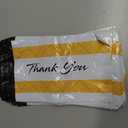 Shop4Mailers 6 x 9 Glossy White Thank You Poly Bag Mailer Envelopes 2 Mil (100 Pack)