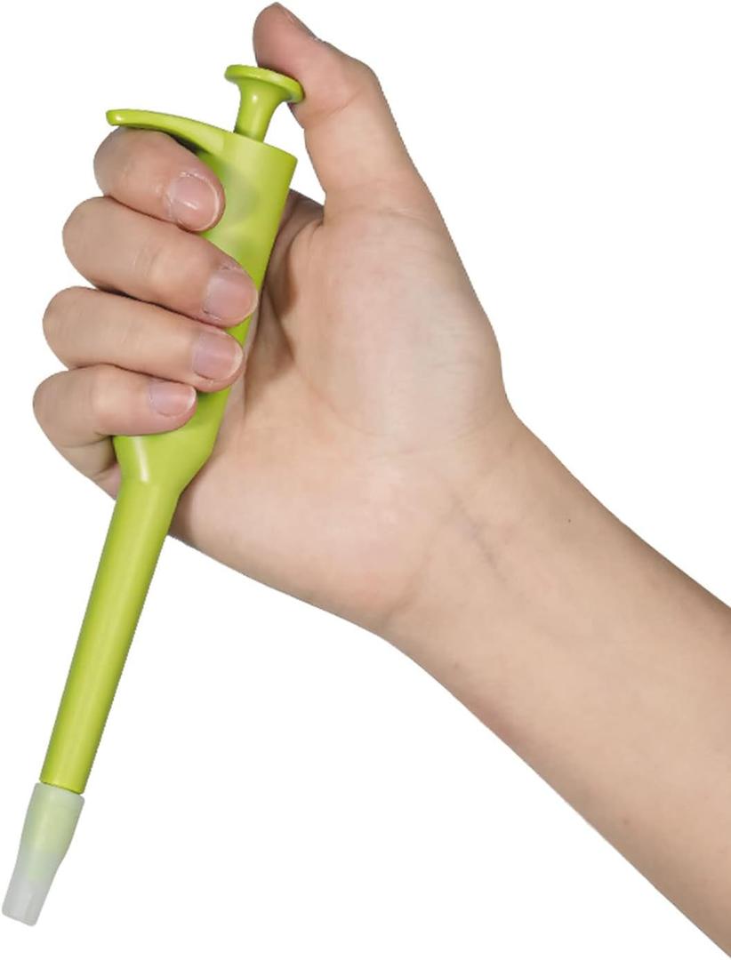 F1 Pet Medication Feeder Cat Pill Shooter Pet Piller Gun Dog Pill Shooter Pill Popper for Cats Cat Tablet Soft Tip Syringe Pet Medical Feeding Dispenser Tool for Small Animal (Yellow-Green)