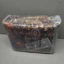 Rugcomf Living Room Rug 5x7 Rug Machine Washable Boho Area Rug Non Slip Vintage Low Pile Large Rugs for Living Room, Bedroom, Farmhouse, Dining Room, Kids Playroom (Dark Espresso)