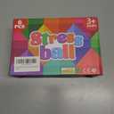 6 Pack Squishy Stress Balls Fidget Toys for Adults Kids, Sensory Stress Cube Anxiety Stress Relief Toy with Thick Substance, Slow Rising Calming Toys Stretchy for Classroom, Malt Sugar Ball