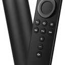Replacement Voice Remote Control Compatible with All Fire-Series TVs Stick & Cube,TVs Stick Lite/Stick (2nd Gen)/TVs Stick 4K/TVs Cube (1st/2nd Gen),and fit for Smart TVs 3rd Gen (Total black)