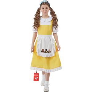 fun shack Goldilocks Costume for Girls, Goldilocks and the Three Bears Costume Kids, Book Characters Costumes for Kids (Small)