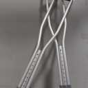 Medline Aluminum Crutches for Kids, Adults, & Seniors, Walking Aid for Reliable Balance, Comfortably Holds 300 LBS, Fits Patients Between 5'10" to 6'6" Tall