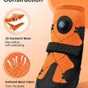 BECROWM Dog Shoes for Hot Pavement, Rotary Dial Dog Boots for Small Medium Large Dogs with Breathable Mesh & Non-Slip Soles for Hiking, Camping & Summer Walks（6）