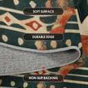 Artoid Mode Moroccan Style Snowflake Christmas Area Rug, Winter Home Decor Low-Profile Non-Slip Washable Large Rug for Living Room Bedroom Farmhouse Dining Room Kids Playroom 5x7 Feet