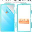 SEYMAC stock Case for Samsung Galaxy Tab S10 FE+ Plus 5G Tablet Case 13.1'' Protective with Screen Protector, Pen Holder, 360 Rotate Stand, Hand Strap, Shoulder Strap, SkyBlue1