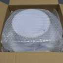 EI 60pcs White Plastic Plates with Gold Rim,Heavy Duty 10" Dinner & 7" Dessert Plate Disposable,White and Gold Plate for Party,Wedding,Birthday,Afternoon Tea,Spring,Mother's Day,Valentine's Day