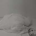  Canopy Bed Curtain for  Bed, Bed Canopy for 4 Poster Canopy Bed/Hanging from Ceiling, Elegant White Canopy Curtain with 4 Openings,Ultra Ripstop Polyester  150/200CM