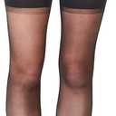 SPANXshape Mid-Thigh Sheers - Full Length - Comfortable Tummy Control Shapewear - Invisible Body Shaper (Black) 
 Size B