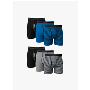 Hanes Men's Boxer Briefs, Cool Dri Moisture-Wicking Underwear, Cotton No-Ride-up for Men, Multi-Packs, Size:L, 5 Pieces