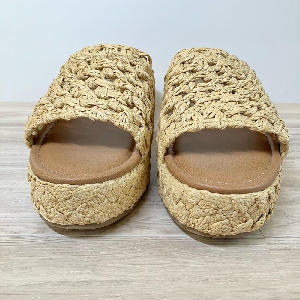 SWEET LIFE LISA SANDALS, NATURAL, WOMENS SIZE 8.5