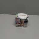 Sensory Activity Board Upgraded- 3D Sensory Activity Ball,Stress Relief Toy,Silicone Fidget Toy for Stress Relief,Anxiety,Autism,ADHD,Kids 3+ & Adults,with Travel Storage Bag & 16 Strings (White) (Sphere, Baise)