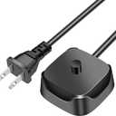Charger for AquaSonic Electric Toothbrush, Replacement Charger Base for Aqua Sonic Black/Vibe Series Electric Toothbrush, Waterproof (Black)