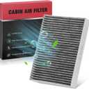 BDFHYK CF11854 Cabin Air Filter with Activated Carbon Compatible with Nissan 2017-2022 Qashqai, 2014-2020 Rogue, 2017-2022 Rogue Sport 2.0L l4, Replace# XC10434, WP10179, PC99052-P